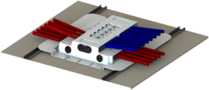 Plastic box and tray for header tank and sewer in building sector